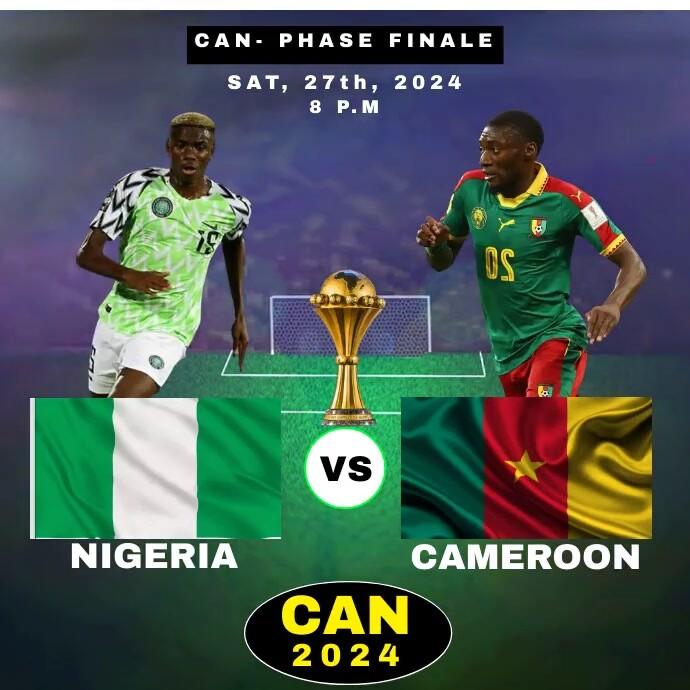 Livestream Nigeria vs Cameroon 2024 Prediction Tips and Time